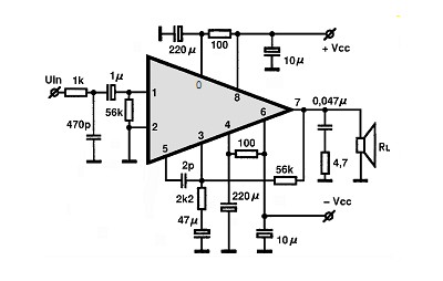STK030 circuito eletronico