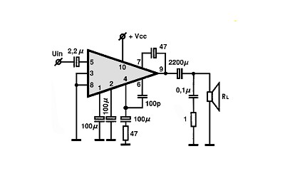 STK031 circuito eletronico