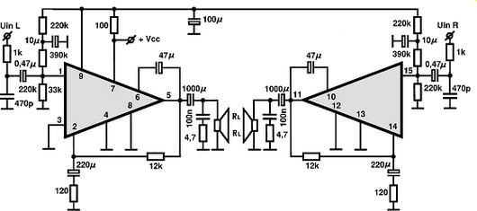 STK415 circuito eletronico