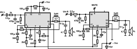 STK4151V circuito eletronico