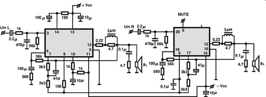STK4151X circuito eletronico
