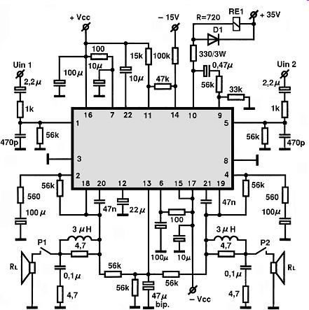 STK4155MK2 circuito eletronico