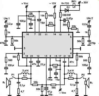 STK4155MK5 circuito eletronico