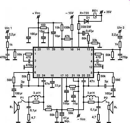 STK4234MK5 circuito eletronico