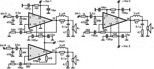 STK4239MK2 circuito eletronico