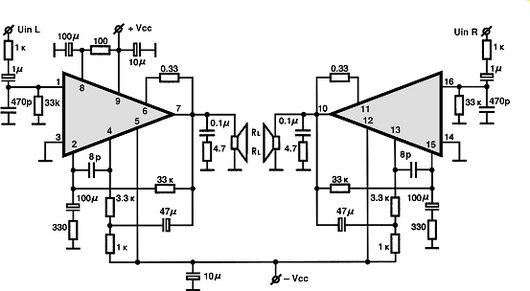 STK460 circuito eletronico