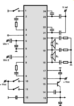 TA8157FN circuito eletronico