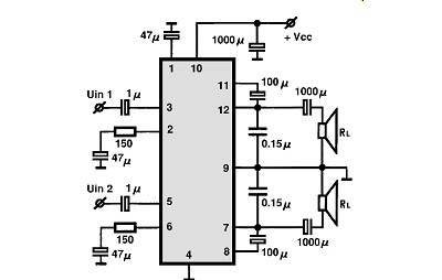 TA8269P circuito eletronico