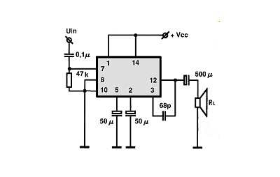 TBA790X circuito eletronico