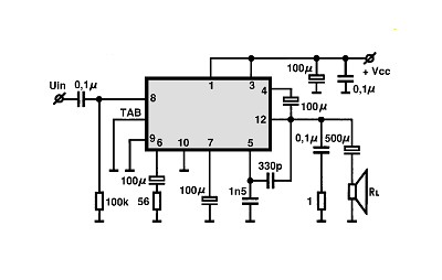 TBA800 circuito eletronico