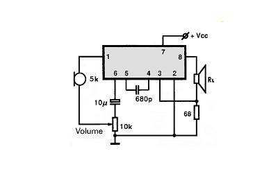 TCA1004 circuito eletronico