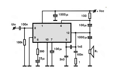 TCA120 circuito eletronico