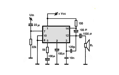 TCA150KA circuito eletronico