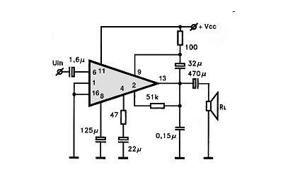 TCA760 circuito eletronico