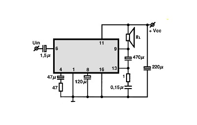 TCA760B circuito eletronico