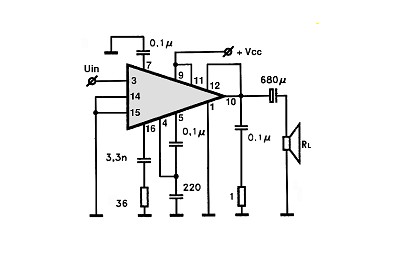 TDA1004 circuito eletronico