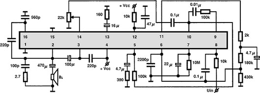 TDA1012 circuito eletronico
