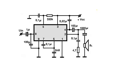 TDA1015 circuito eletronico