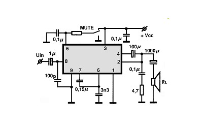 TDA1020 circuito eletronico