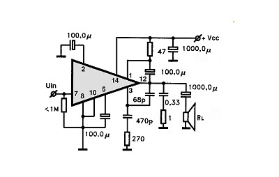 TDA1042 circuito eletronico