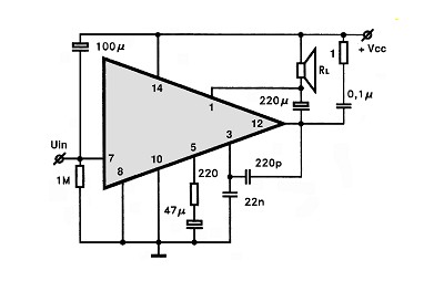 TDA1045 circuito eletronico