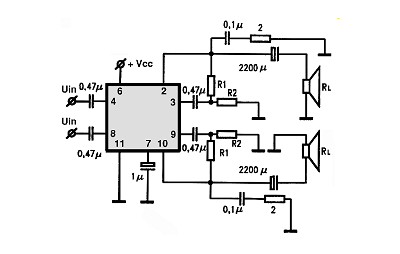 TDA1099SP circuito eletronico