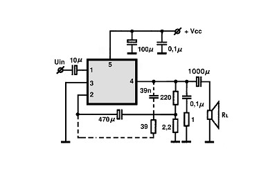 TDA1410H circuito eletronico