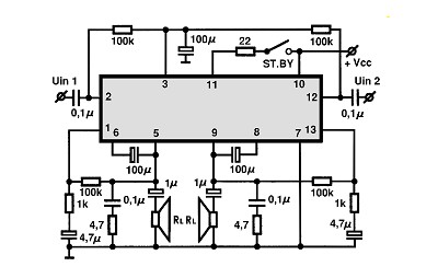 TDA1510.A,AQ circuito eletronico