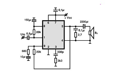TDA1512 circuito eletronico