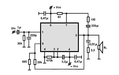 TDA1514,A circuito eletronico