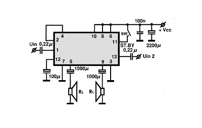 TDA1516BQ circuito eletronico