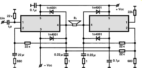 TDA2040-II-MOSNA circuito eletronico