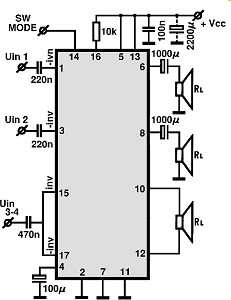 TDA8510J circuito eletronico