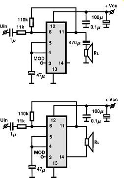 TDA8543 circuito eletronico