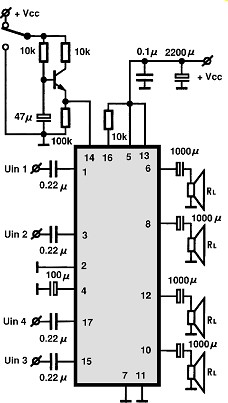 TDA8565Q circuito eletronico