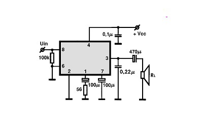 U413FB circuito eletronico
