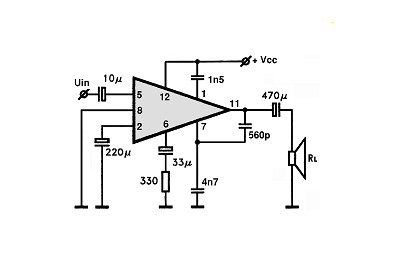 UL1403P circuito eletronico