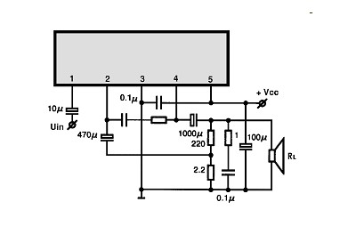 ULN3701Z circuito eletronico