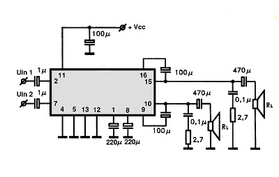 ULN3750B circuito eletronico
