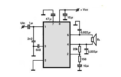 UPC1218H circuito eletronico