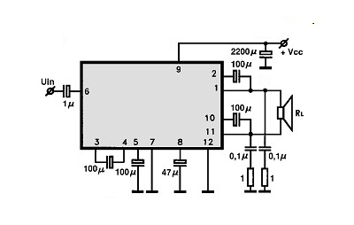 UPC1230H-H2 circuito eletronico