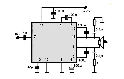 UPC1274V circuito eletronico