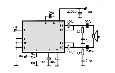 UPC1318AV circuito eletronico