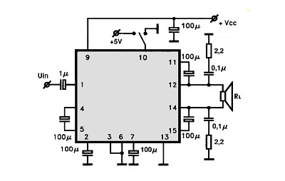 UPC1321V circuito eletronico