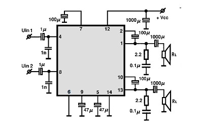 UPC1335V circuito eletronico