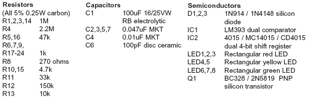 componentes circuito electrónico