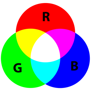 Mistura cor led RGB
