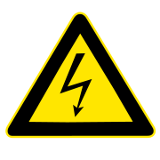 Perigo de choque elétrico