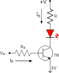 comutação con transistor npn