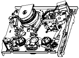 Mechanical system for VCR